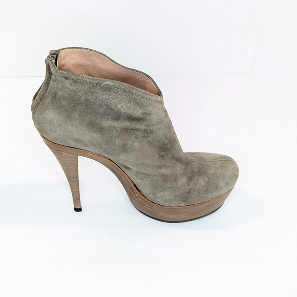 Pura Lopez suede ankle boots - Picture 4 of 16